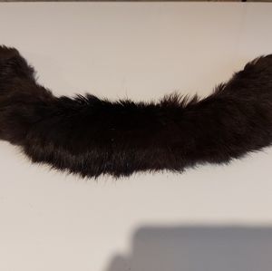 Dark Brown Mink Collar